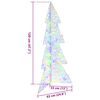 vidaXL Choinka z 100 diodami LED Wielokolorowe 120 cm Akryl