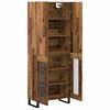 vidaXL Highboard 2 pcs Stare drewno 69,5 x 34 x 180 cm