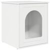 vidaXL Koty Dom Błyszcząca biel 53 x 52 x 62 cm Drewno inżynieryjne