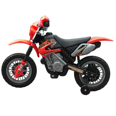vidaXL Motocykl dla dzieci, czerwono-czarny