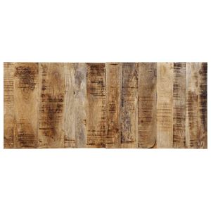 vidaXL Zagł&oacute;wek 120 cm lite drewno surowe mango