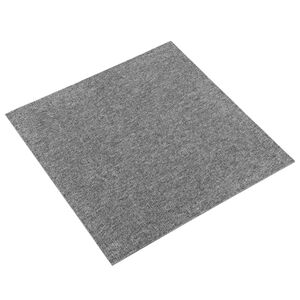 vidaXL Dywan 20 szt. Szary 50 x 50 cm 100% polipropylen