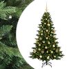 vidaXL Sztuczna choinka z bombką 120 cm 150 LED Ciepła biel