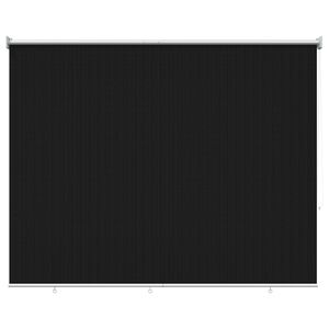 vidaXL Roleta zewnętrzna 90% blokada UV Czarny 200 x 140 cm HDPE