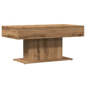 vidaXL Stolik kawowy Artisan Oak 96x50x45 cm Drewno konstrukcyjne