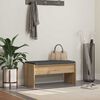 vidaXL Ławka w przedpokoju Dąb rzemieślniczy 83 x 38 x 40 cm