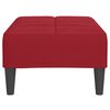 vidaXL Podn&oacute;żek, winna czerwień, 78x56x32 cm, tapicerowany aksamitem