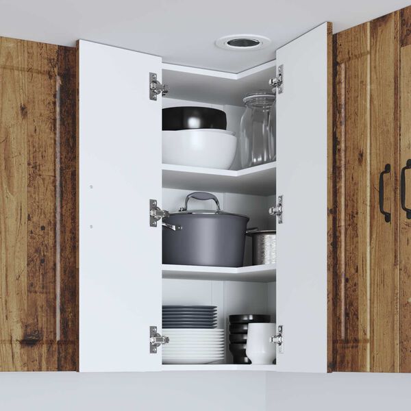 vidaXL Szafka kuchenna Stare drewno 57 x 57 x 80 cm