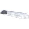 vidaXL Klatka zewnętrzna dla kurcząt, 3x24x2 m, stal galwanizowana