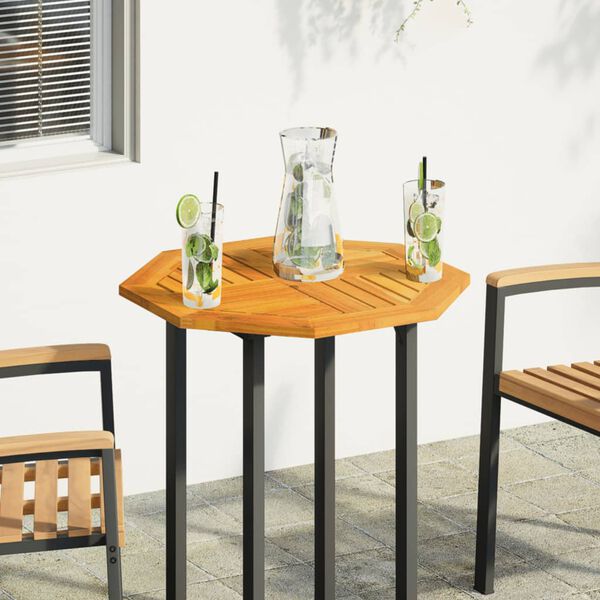 vidaXL Blat do stolika, 60x60x2 cm, ośmiokątny, lite drewno akacjowe