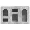 vidaXL Bufet Betonowy szary 100 x 35 x 59 cm Materiał drewnopochodny