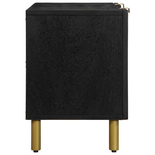 vidaXL Szafka pod telewizor, czarna, 105x33x46 cm