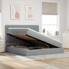 vidaXL Ł&oacute;żko z miejscem na przechowywanie i materacem 160 x 200 cm