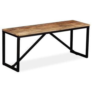 vidaXL Ławka z drewna mango, 110x35x45 cm