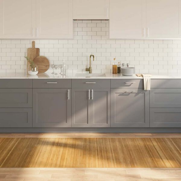 vidaXL Dywan prostokątny, naturalny, 100x300 cm, bambusowy