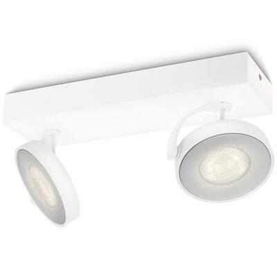 Philips myLiving Reflektor LED Clockwork, 2x4,5 W, biały, 531723116
