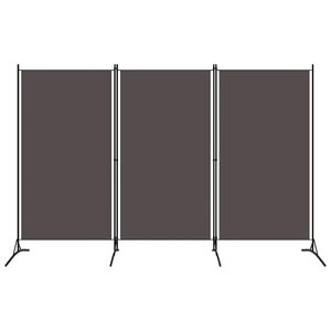 vidaXL Parawan 3-panelowy, antracytowy, 260 x 180 cm