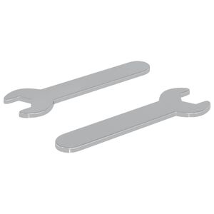vidaXL Spanner 2 pcs Srebrny 10 mm Żelazo