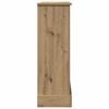 vidaXL Obudowa kominka, dąb artisan, 90x30x90 cm