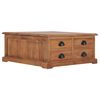 vidaXL Stolik kawowy, 68 x 68 x 30 cm, lite drewno tekowe