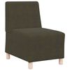 vidaXL Modułowa sofa bez podłokietnik&oacute;w Zielony wojskowy