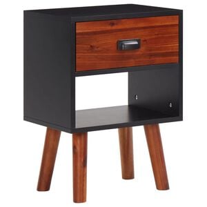vidaXL Szafka nocna z litego drewna akacjowego, 40x30x57 cm