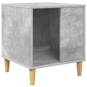 vidaXL Domek dla Ps&oacute;w Betonowy szary 44 x 42 x 49 cm