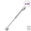vidaXL Hydrauliczna sprężyna gazowa 12 pcs Srebrny 280 x 17 x 16 mm