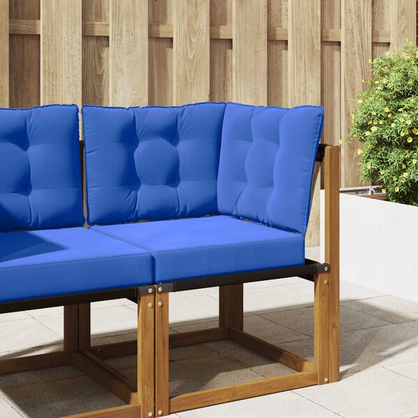 vidaXL Poduszka do sofy na zewnątrz 3 pcs Turkusowy Poliester