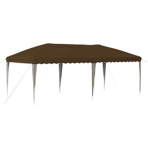 vidaXL Namiot imprezowy rozkładany 575 x 290 x 245 cm Ciemnoszary