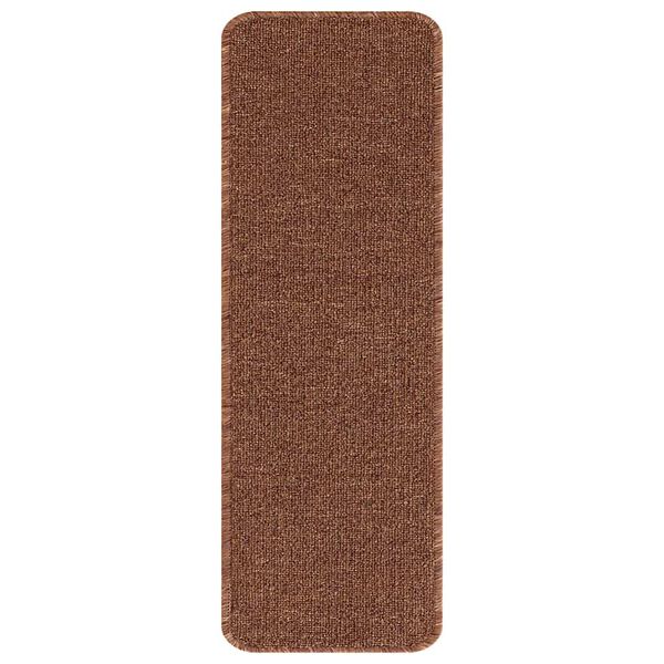 vidaXL Mats antypoślizgowe na schody 15 pcs Ż&oacute;łty 60 x 25 cm PP