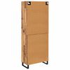 vidaXL Highboard 2 pcs Stare drewno 69,5 x 34 x 180 cm