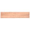 vidaXL Blat, jasnobrązowy 200x40x(2-6) cm drewno z naturalną krawędzią