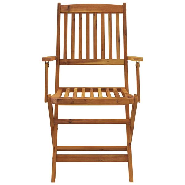 vidaXL 7-cz. zestaw składanych mebli ogrodowych, lite drewno akacjowe