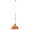 vidaXL Wisząca lampa industrialna, kolor miedzi, okrągła, 32 cm, E27