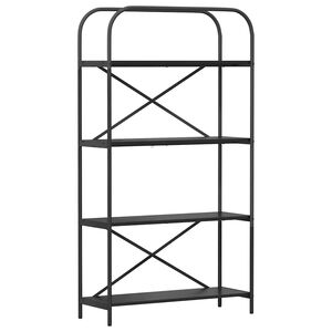 vidaXL P&oacute;łka na książki 4 poziomy 80 x 30 x 146 cm Drewno inżynieryjne
