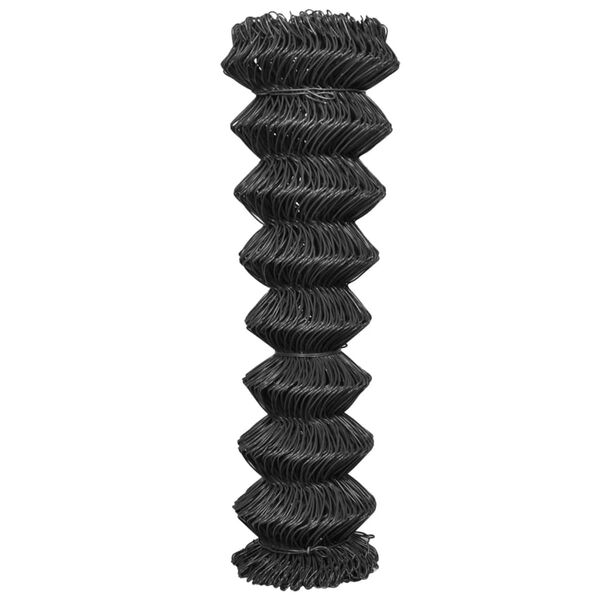 vidaXL Siatka ogrodzeniowa, stalowa, 25 x 1,5 m, szara