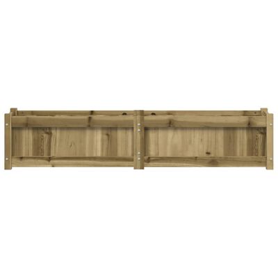 vidaXL Donica ogrodowa, 150x31x31 cm, impregnowane drewno sosnowe