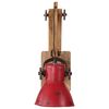 vidaXL Kinkiet, 25 W, postarzany czerwony, 96x15x20 cm, E27