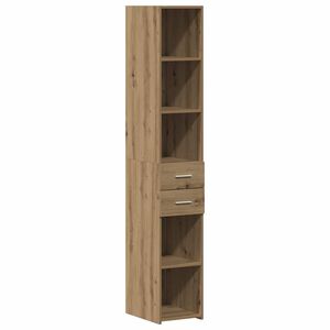vidaXL P&oacute;łka na książki Dąb rzemieślniczy 30 x 42.4 x 185.2 cm