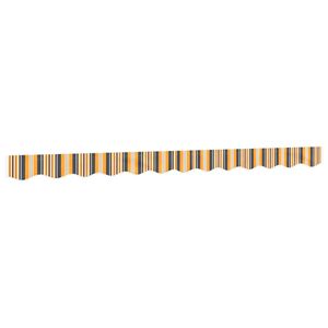 vidaXL Lambrekin do markizy, ż&oacute;łto-szare paski, 300 cm