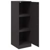 vidaXL Szafka, czarna, 34,5x39x107 cm, stal