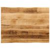 vidaXL Blat stołu z naturalną krawędzią, 80x60x2,5 cm, drewno mango