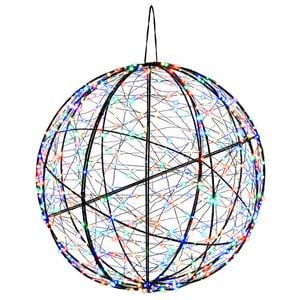 vidaXL Świąteczny szpic na lampkę 750 LED Wielokolorowy &Oslash; 50 x 52 cm
