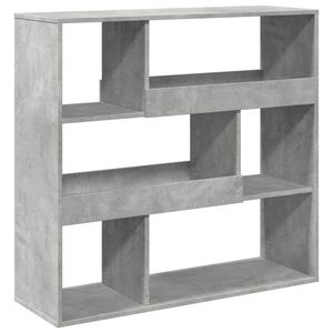 vidaXL Regał na książki/przegroda, szarość betonu, 100x33x94,5 cm