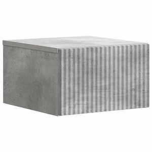 vidaXL Wisząca Szafka Nocna Betonowy szary 33 x 34,5 x 20 cm