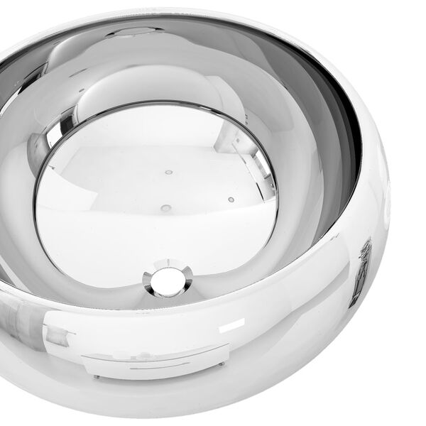 vidaXL Umywalka, 40 x 15 cm, ceramiczna, srebrna