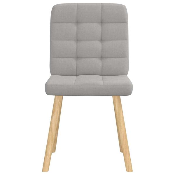 vidaXL Krzesła do jadalni 4 szt. Tkanina Cloud Grey