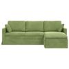 vidaXL Sofa Jasnozielony 198 x 134 x 80 cm Aksamit