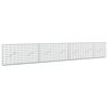 vidaXL Gabion z drutu 3,5 mm i siatką 5x10 cm 350x10x50 cm